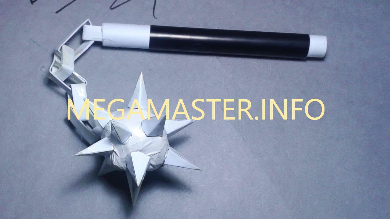 Как сделать оригами меч из бумаги
