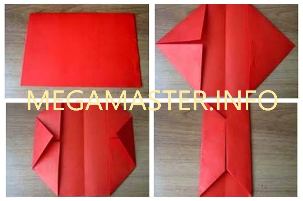 Оригами схема кошелька из бумаги