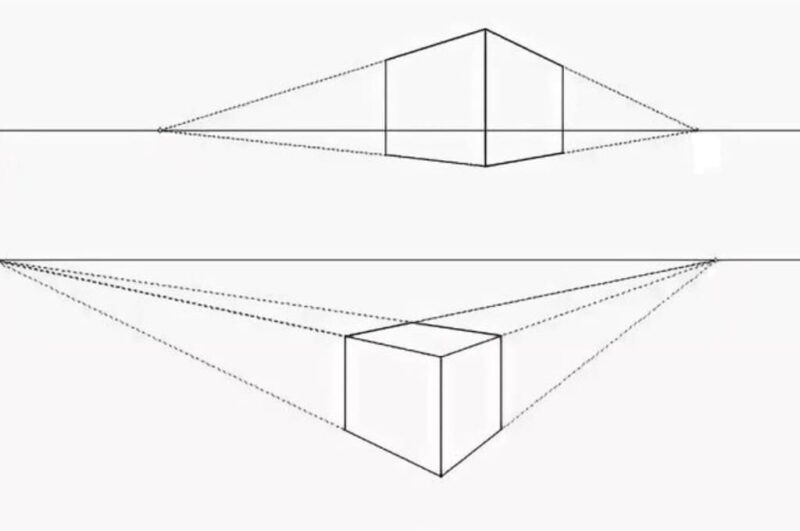 Перспектива рисунок карандашом для начинающих